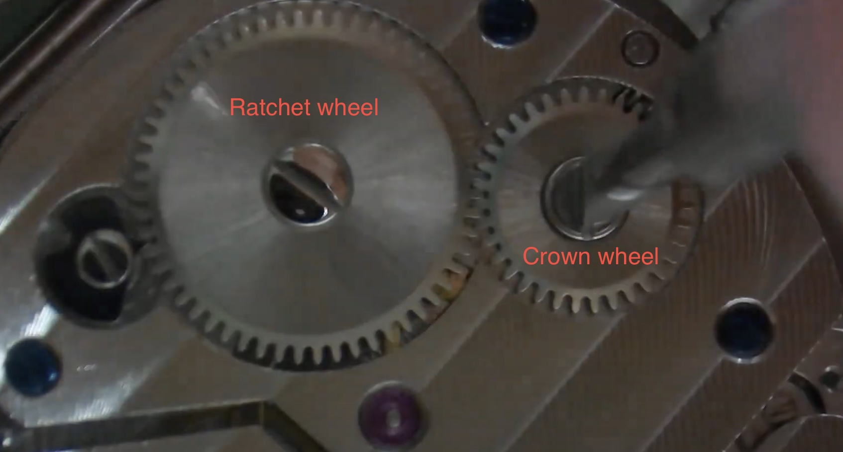 Roue de rochet — exemple