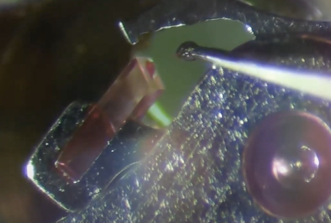 Lubrification pierre de sortie