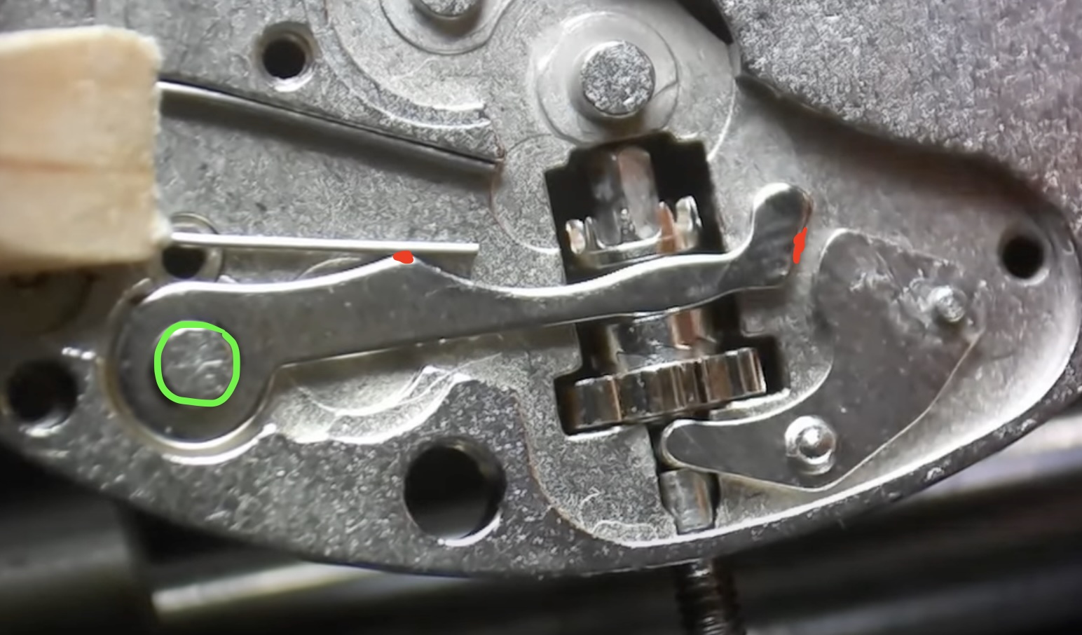 Fin de tirette et contacts