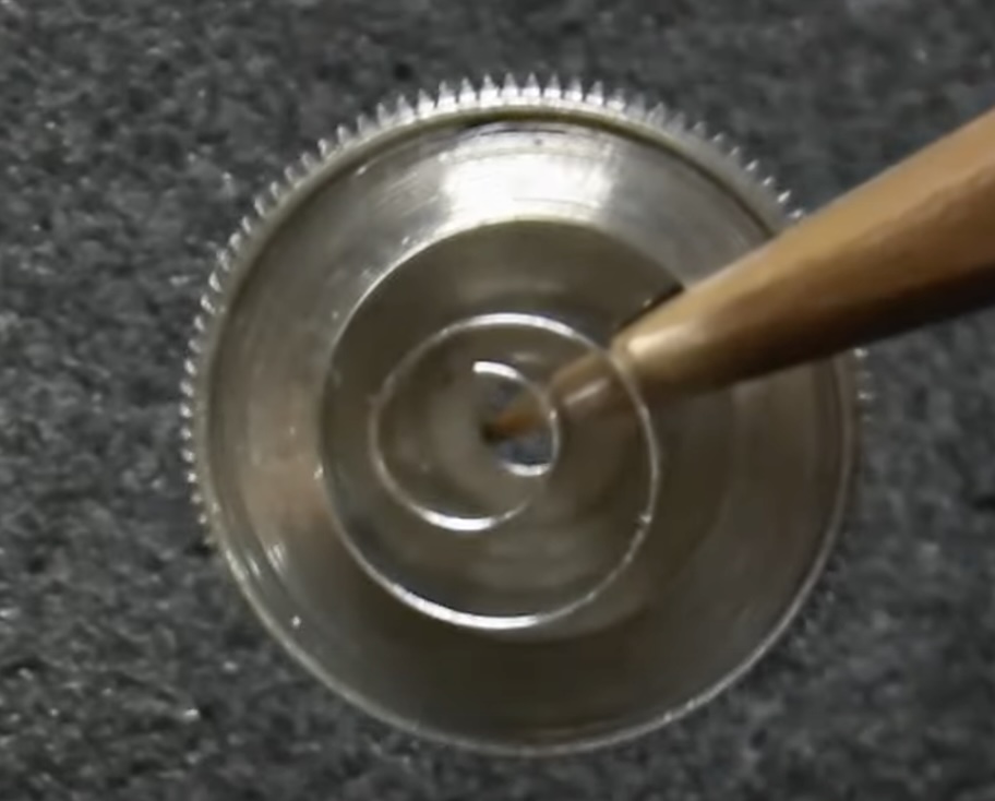 Ouverture — poussée sur la bague